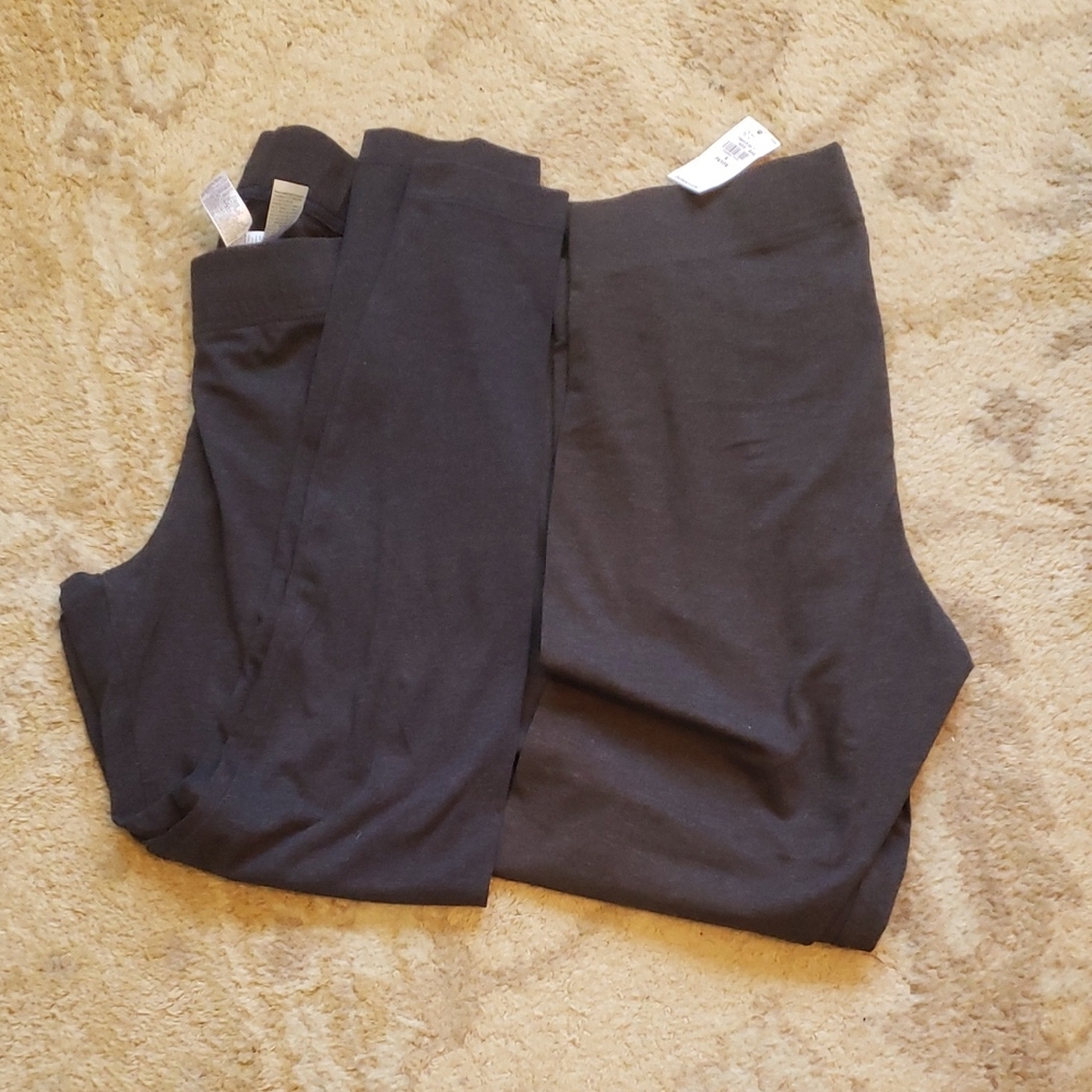 2pr Gray And Navy Leggings Old Navy